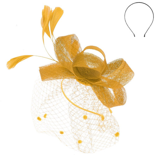 Secretariat Fascinator (Gold)