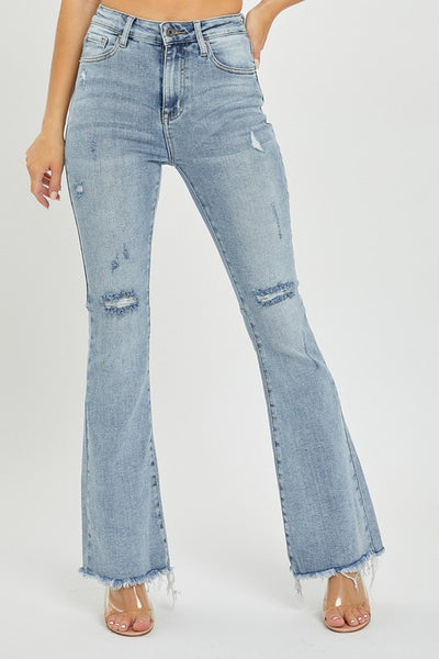 We Love Her Too Flare Jeans (Light Wash)