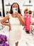 Sweet on the Side Asymmetrical Skirt White