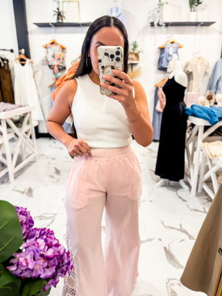 Pink Pants Coverup 
