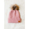 Peppermint Pom Beanie (Pink)