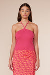 Ivy Halter Tank (Fuchsia)