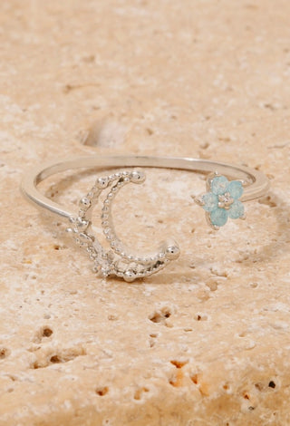 Moonlight Dainty Ring (Silver)