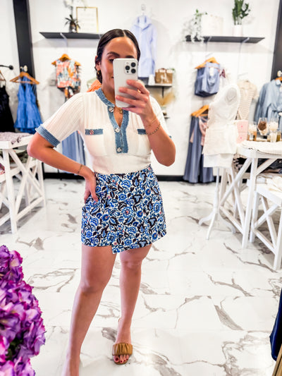 In Your Dreams Skort (Cobalt Blue)