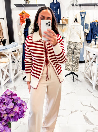 How to Style a Stripe Sweater for the Office