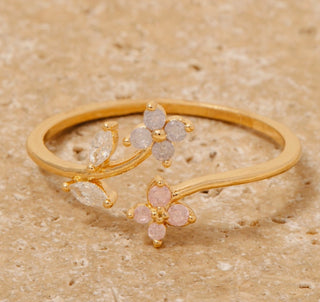 Jasmine Floral Ring (Gold)