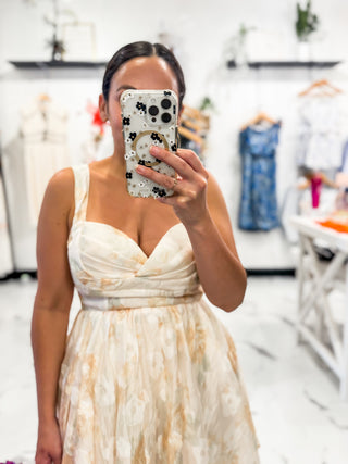 A Ray Of Sunshine Corset Dress (Yellow)