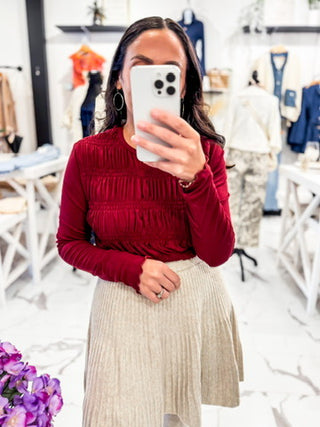 How to Style Burgundy for Fall 