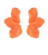 Camellia Petal Earrings (Orange)