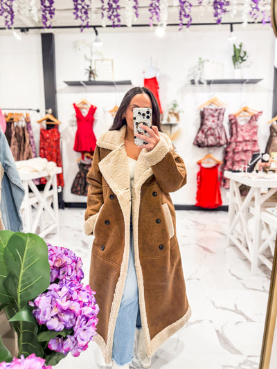 Bella V Boutique How to style a long coat for winter