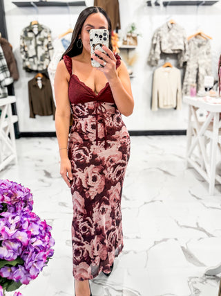 Better Than Ever Maxi Dress (Wine)