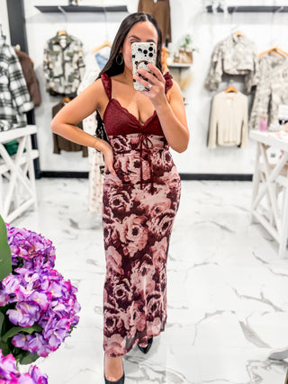 Better Than Ever Maxi Dress (Wine)