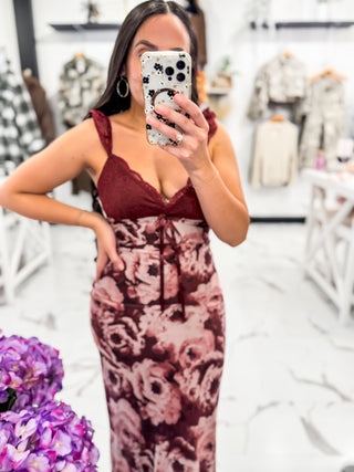 Better Than Ever Maxi Dress (Wine)
