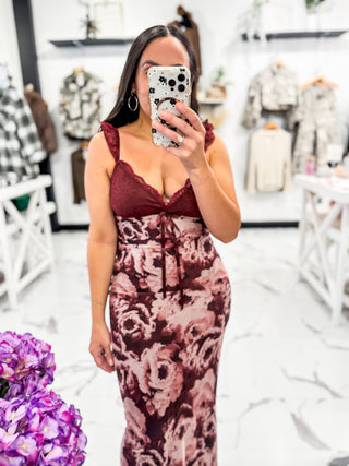 Better Than Ever Maxi Dress (Wine)
