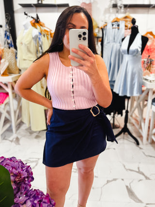 One Sweet Thing Ribbed Top (Lilac)