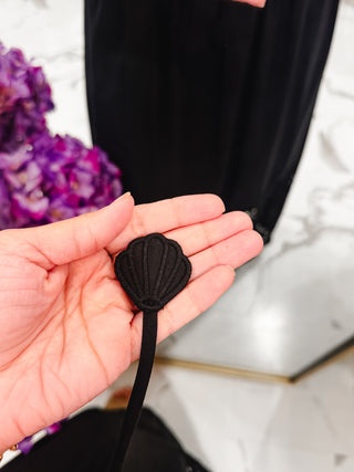 Summer Solstice Embroidery Skirt (Black)