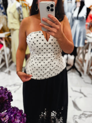 Sweet Talk & Polkda Dots (Off White)