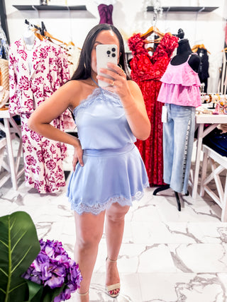 Lost In The Tide Mini Dress (Cornsilk)