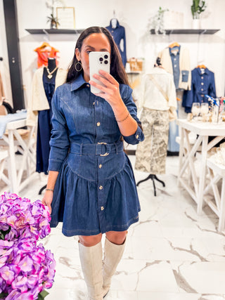 Denim Western Dress