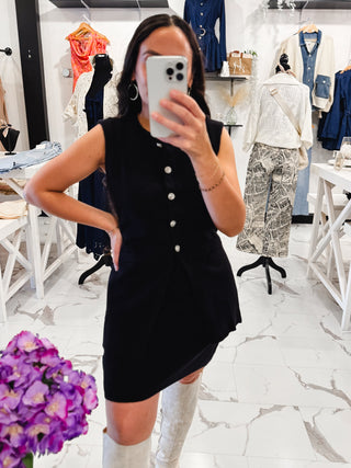 Way Too Good Skirt Set Black