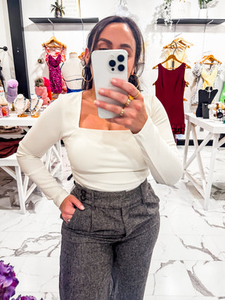 Perfectly Put Together Top (Cream)