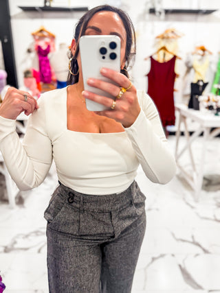 Perfectly Put Together Top (Cream)