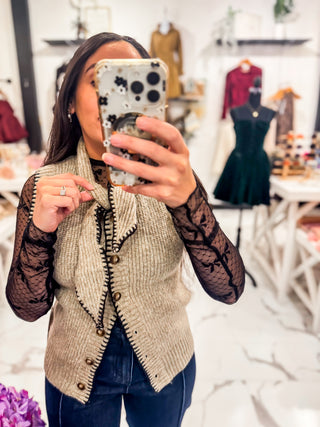 Knot Your Average Sweater Vest (Oatmeal)