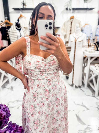 Sweet Victory Sweetheart Dress (Pink)