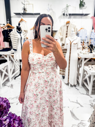 Sweet Victory Sweetheart Dress (Pink)