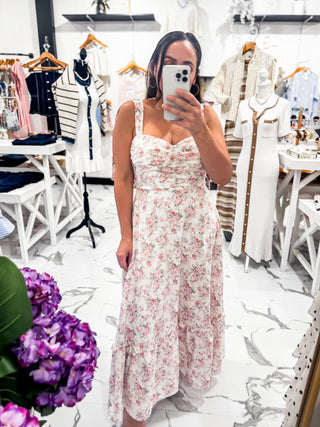 Sweet Victory Sweetheart Dress (Pink)