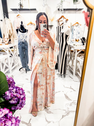 Send Me a Postcard Maxi Skirt (Multi)