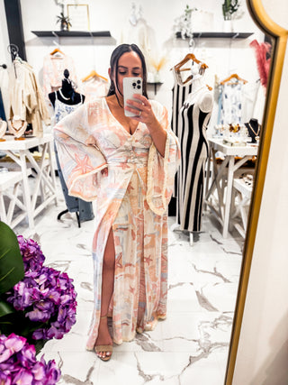 Send Me a Postcard Maxi Skirt (Multi)