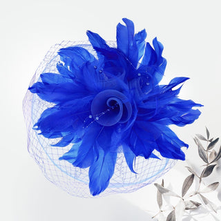 Opening Weekend Fascinator (Royal Blue)
