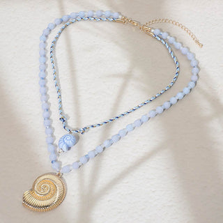 Ariel Beaded Layered Necklace