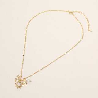 Luna Charm Necklace (Gold)