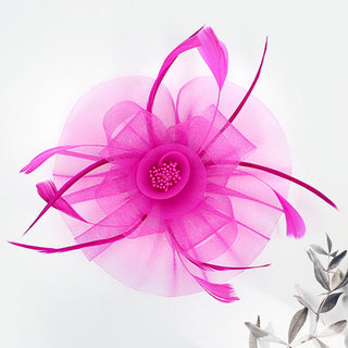 Place My Bet Fascinator (Pink)