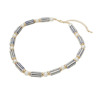Elowyn Tube Beaded Necklace