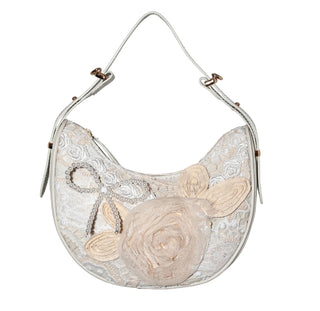 Rosaline Lace Crossbody Bag (Cream)