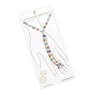 No Bad Vibes Hand Chain (Gold)
