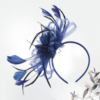 Easy Goer Fascinator (Navy)