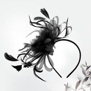 Easy Goer Fascinator (Black)