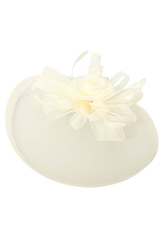 The Stretch Pearl Fascinator (Beige)