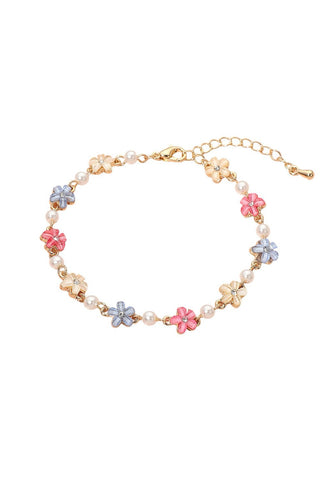Glen Floral Pearl Bracelet (Multi)