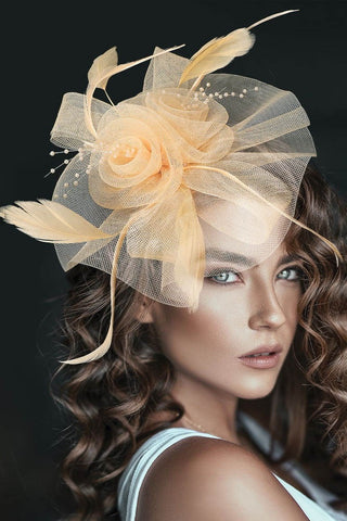 Hit Show Fascinator (Beige)