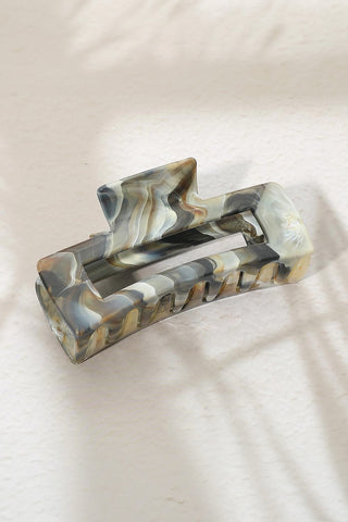 Nellie Marble Hair Claw (Sage)