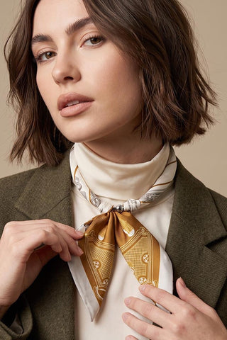 Zuri Abstract Scarf Necklace
