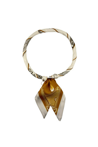 Zuri Abstract Scarf Necklace