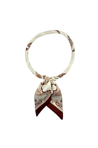 Zuri Abstract Scarf Necklace