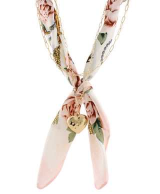 Odessa Heart Scarf Necklace