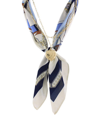 Odessa Heart Scarf Necklace